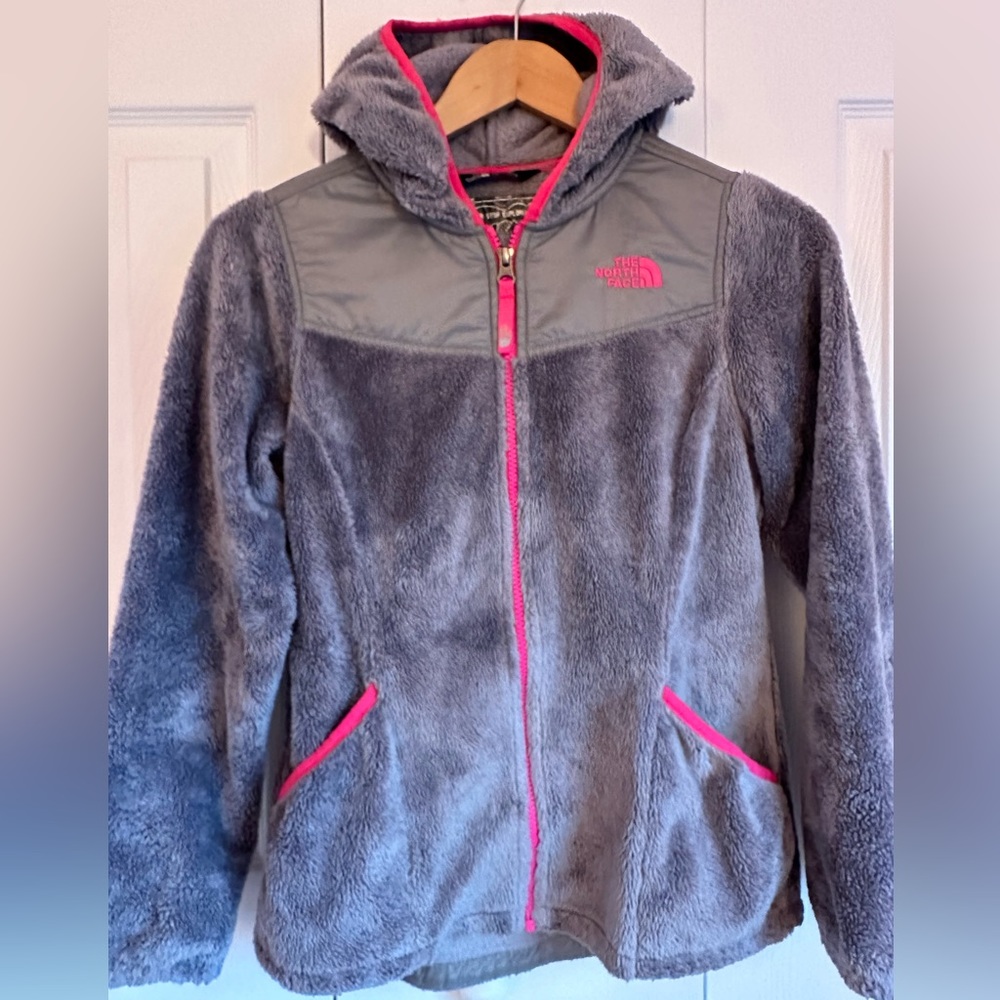 North Face Girls Fleece zip-up size Lg 14/26